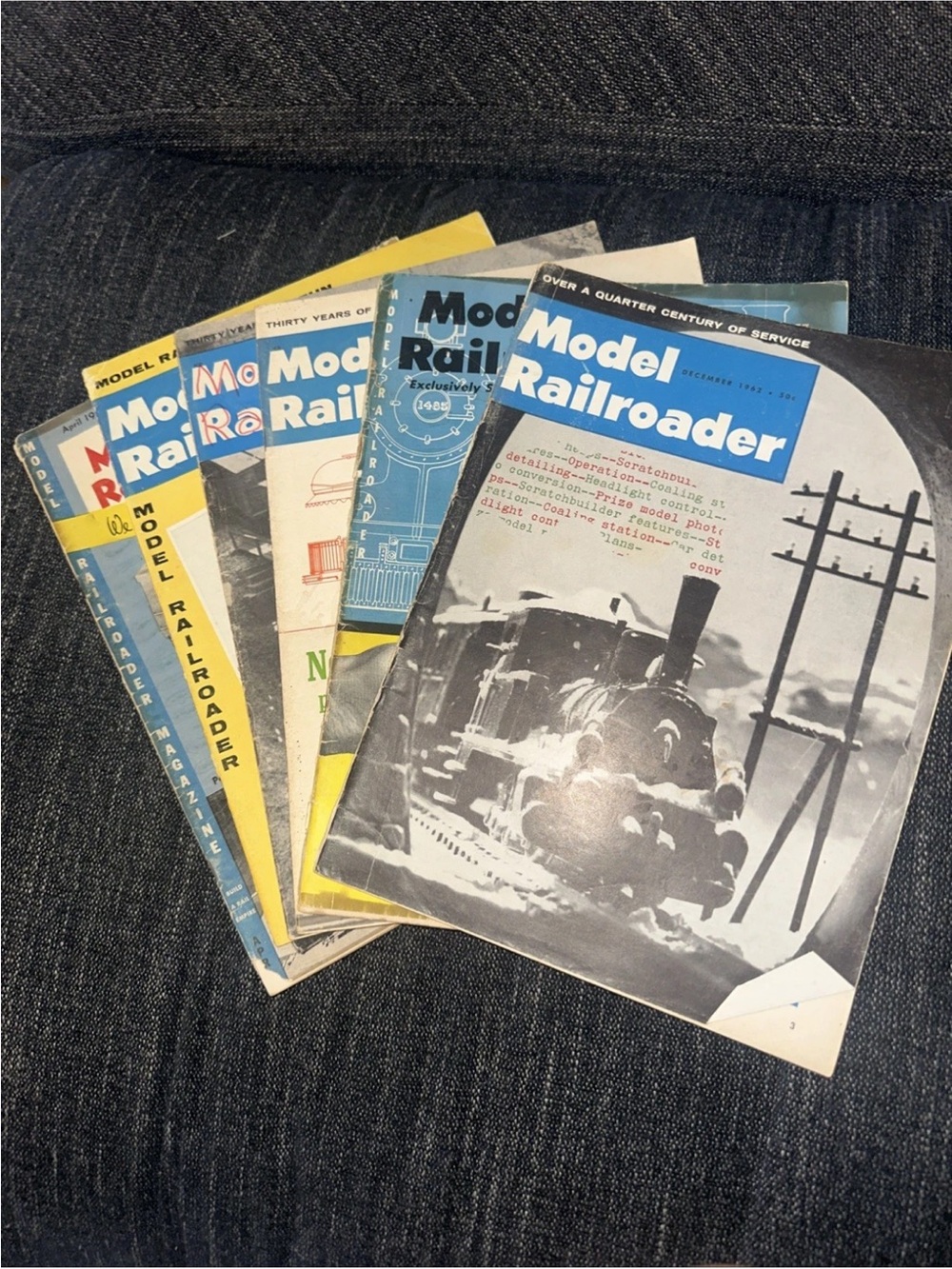 Model Railroader Magazine Lot Of 6 Vintage 1954 1959 1962 1964 Varney Craftsman